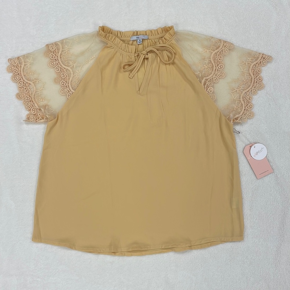 Blāche Los Angeles Yellow Women’s Top Size M